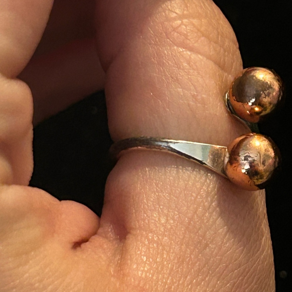 Silver Filled Wrap Around Ring - image 2